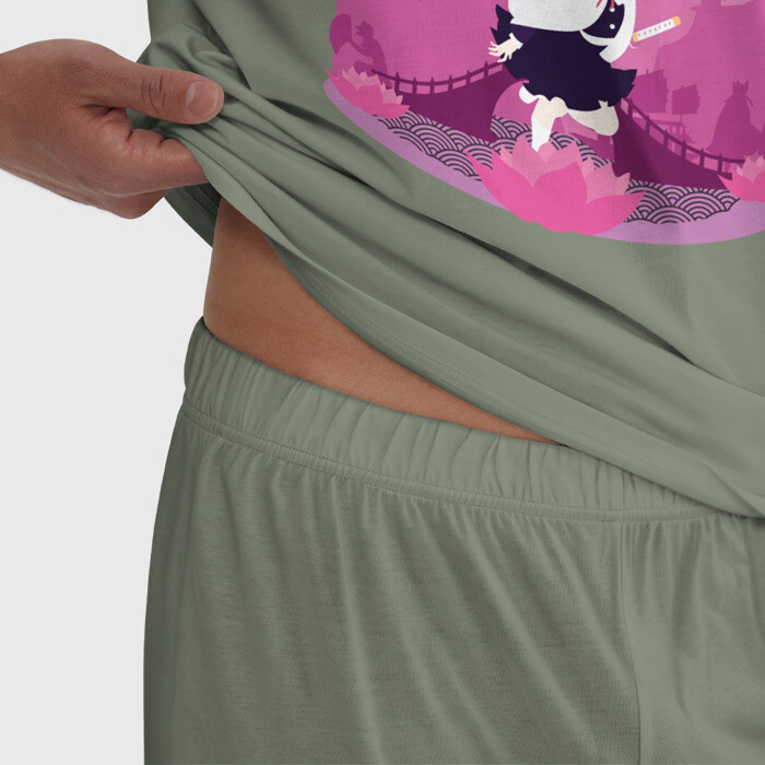 Мужская пижама хлопок КЛИНОК РАССЕКАЮЩИЙ ДЕМОНОВ фото