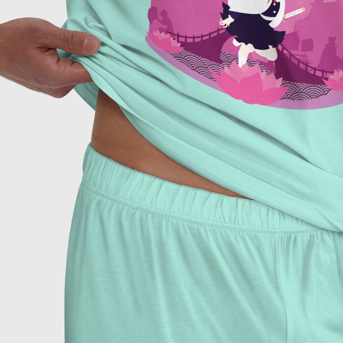 Мужская пижама хлопок КЛИНОК РАССЕКАЮЩИЙ ДЕМОНОВ фото