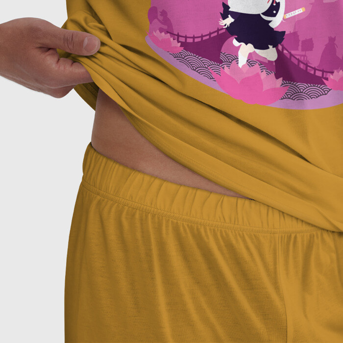 Мужская пижама хлопок КЛИНОК РАССЕКАЮЩИЙ ДЕМОНОВ фото