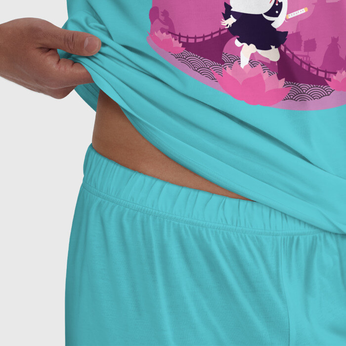 Мужская пижама хлопок КЛИНОК РАССЕКАЮЩИЙ ДЕМОНОВ фото