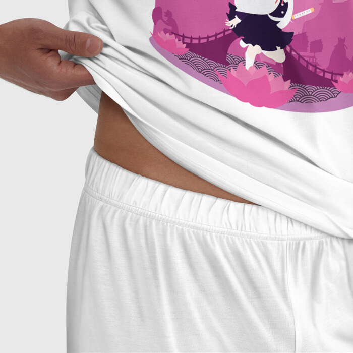 Мужская пижама хлопок КЛИНОК РАССЕКАЮЩИЙ ДЕМОНОВ фото