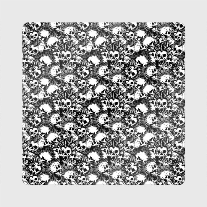 Магнит виниловый Квадрат Punks not Dead фото