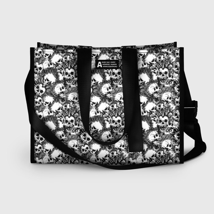 Сумка-шоппер 3D Punks not Dead фото