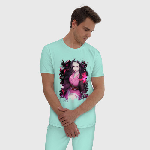 Мужская пижама хлопок NEZUKO | НЕЗУКО | KNY фото