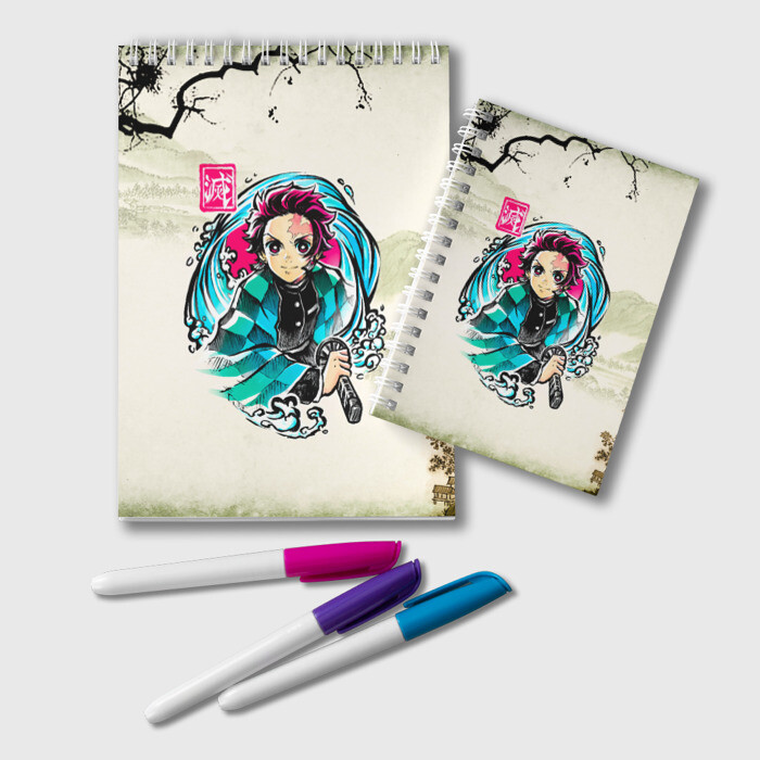 Блокнот Kamado Tanjirou Kimetsu no Yaiba фото