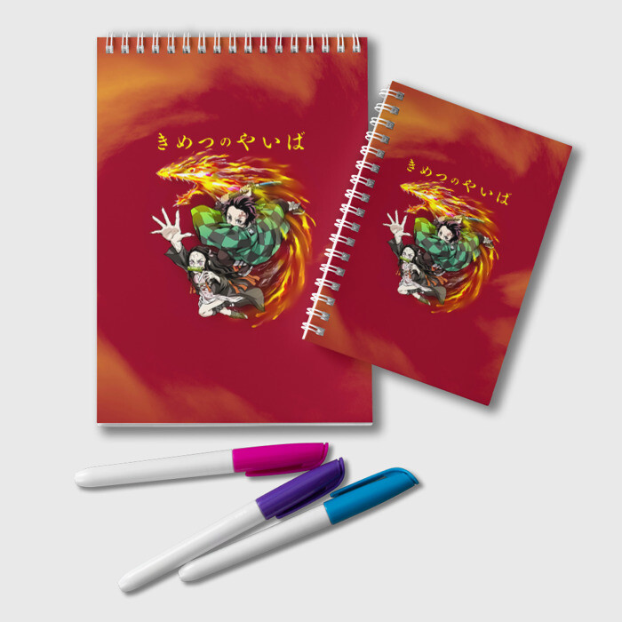 Блокнот Танджиро и Незуко Камадо фото