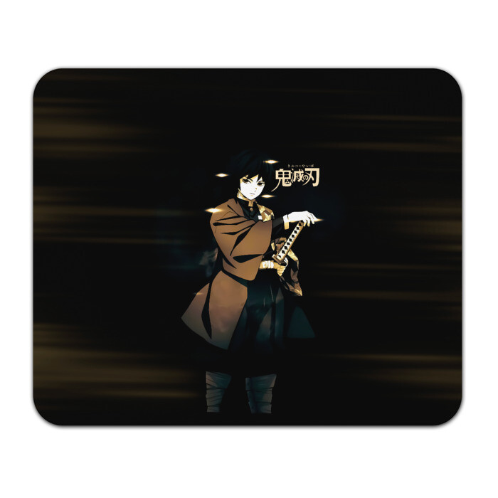 Коврик для мышки прямоугольный Гию Томиока Kimetsu no Yaiba фото