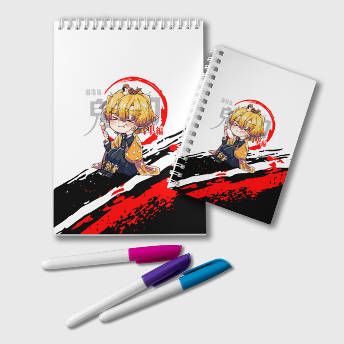 Блокнот Agatsuma Zenitsu Kimetsu no Yaiba фото
