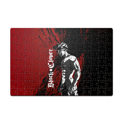 Головоломка Пазл магнитный 126 элементов Мощный торс Аста Чёрный клевер фото